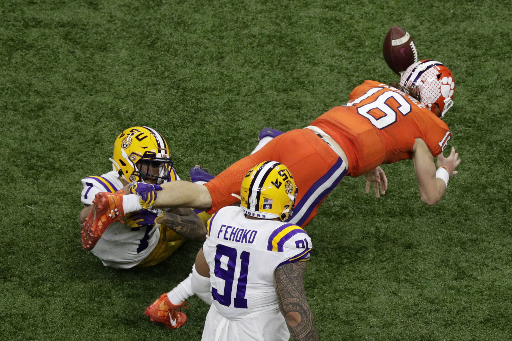 CFP Championship Clemson LSU Football